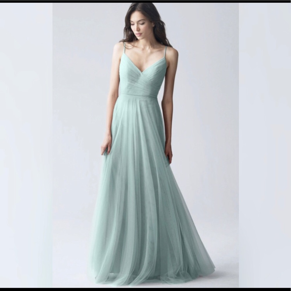 Jenny Yoo Brielle Bridesmaid Dress ; Ciel Blue
